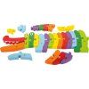 small foot vkladaci puzzle krokodyl abc