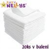 kvalitni bavlnene pleny tetra basic 80x80cm 20ks v bal 2 ks zdarma