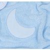oboustranna chlupackova decka s vysivkou 75 x 90 cm mesicek modra