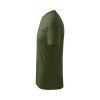 Tričko dětské Basic 138- khaki (Velikost 158 cm/12 let)