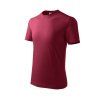 Tričko dětské Basic 138- garnet (Velikost 158 cm/12 let)
