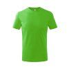 Tričko dětské Basic 138- apple green (Velikost 110 cm/4 roky)