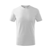 Tričko dětské Basic 138- bílá (Velikost 110 cm/4 roky)