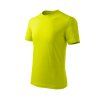 Tričko dětské Basic Free F38- limetková (Velikost 158 cm/12 let)