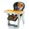 Euro Baby Jídelní stoleček 2v1 - Žirafa oranžová