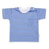 Tričko s kapsičkou, krátký rukáv + kraťásky, 2D, Baby Nellys, bavlna, proužek/granát (Velikost 74 (6-9m))