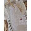 muselinovy spaci vak s nohavickami goose baby nellys soft 70cm bila husicky