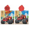 40786 detske ponco plaminek a ctyrkolaci monster truck