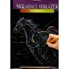 skrabaci obrazek duhovy a4 kun 23x32cm 3 druhy
