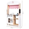 eco toys drevena kuchynka s prislusenstvim 101 x 60 x 27 cm bila