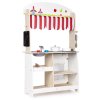 eco toys drevena kuchynka s prislusenstvim 101 x 60 x 27 cm bila