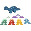 edukacni hracka puzzle s cisly dinosaurus modry