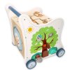 drevene detske choditko pro miminko 5v1 lesni zviratka adam toys