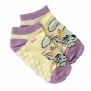 Dětské ponožky s ABS Kočka - žluté