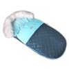 baby nellys fusak spacacek 105x55 velvet exkluziv prosivany modry