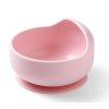 silikonova miska s prisavkou ruzova