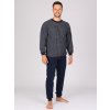 Pánské froté pyžamo P 1428 163 (Velikost M)