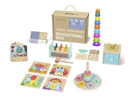 Sada naucnych hracek pro deti od 1 roku 13 18 mesicu edukativni box ELIS DESIGN