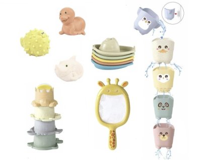 Hracky do vody pro deti sada 5v1 se zviratky ze ZOO ELIS DESIGN