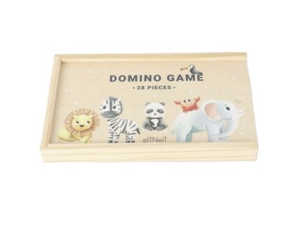 Drevene domino Zviratka ze ZOO ELIS DESIGN