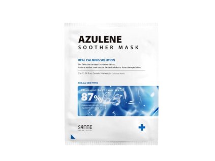 Azulene soother mask