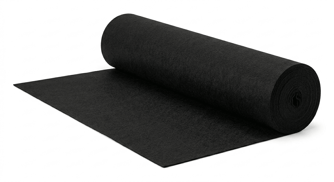 Geowell Černá netkaná geotextilie 120 g/m² – šíře 100 cm. Délka: 50 m