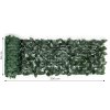 13696 7 umely zivy plot z brectanu 300x50 cm zeleny kryt pro maskovani balkonu