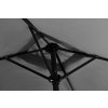 13219 6 obdelnikovy velky sikmy zahradni slunecnik s klikou sedy 200x140 cm multigarden
