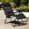 Zahradní lehátko ZERO GRAVITY LO-S-1 – skládací s polštářem