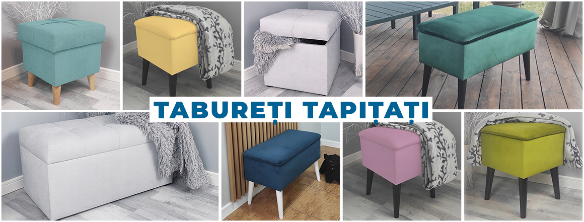 Tabureți tapițați