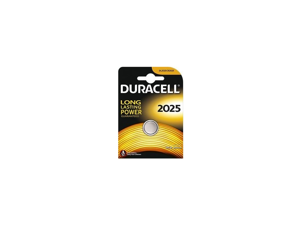 Baterie Duracell CR2025 1ks blistr