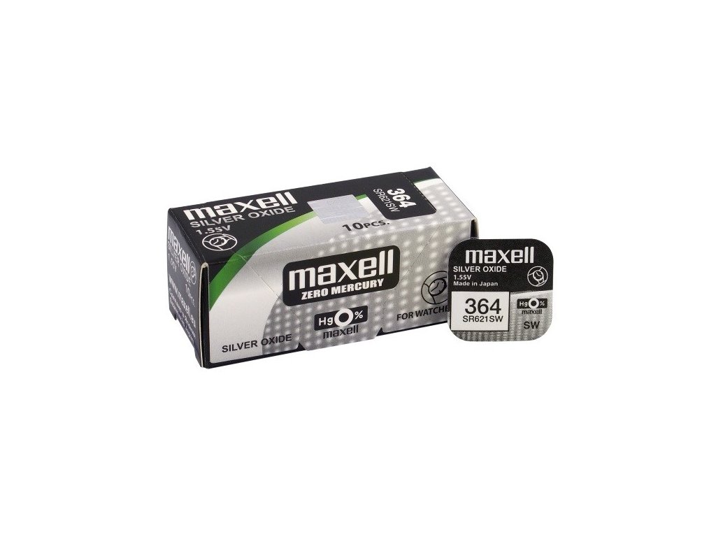 Baterie Maxell 364/363(SR621SW) 10ks