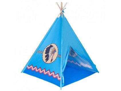 Dětský indiánský stan teepee PlayTo modrý