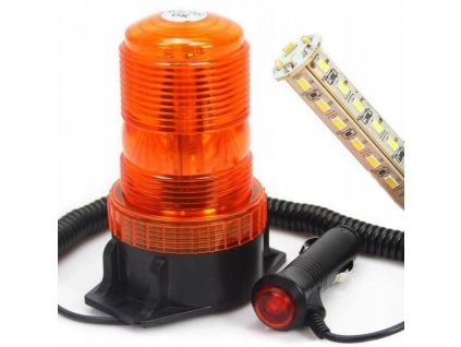 Výstražný maják, světlo oranžové 10-110V, 30 LED M82713