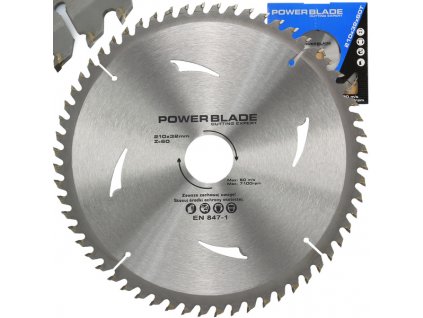 VIDIOVÝ PILOVÝ KOTOUČ 210mm*32*60T POWER BLADE M09065