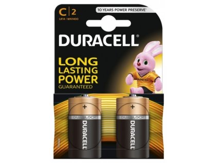 Baterie Duracell Duralock C 2ks blistr