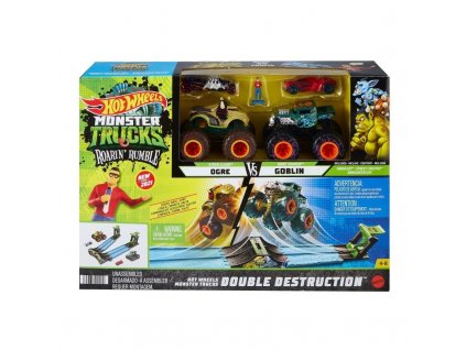 Sada Hot Wheels Monster Trucks Roarin' Rumble