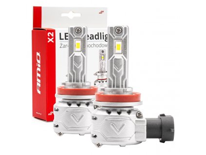 LED žárovky hlavního svícení X2 Series H8/H9/H11 AMiO