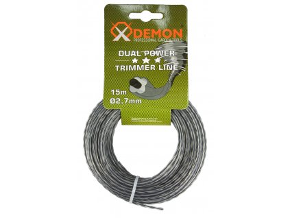 Zesílená struna 2.7mm*15m karbon, čtyřhran M830834