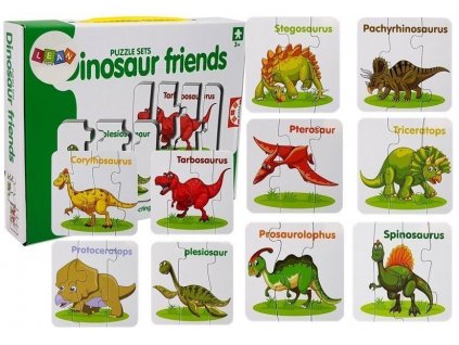Vzdělávací puzzle Dinosauři