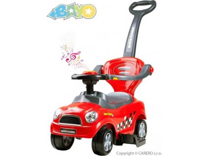 Dětské hrající jezdítko 3v1 Bayo Super Coupe red