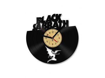 LP designové hodiny Black Sabbath