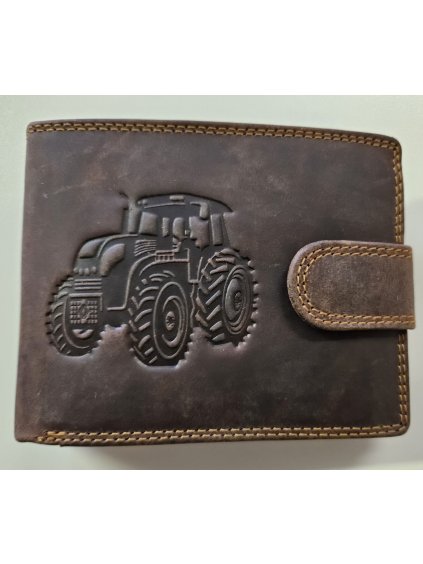 Peněženka pánská kožená s motivem traktor