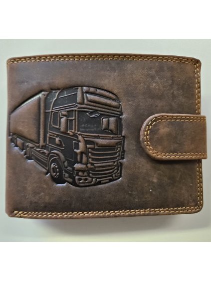 Peněženka pánská kožená s motivem kamion