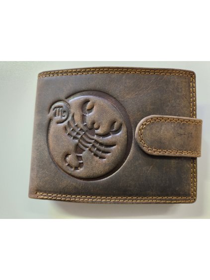 Peněženka pánská kožená s motivem štír