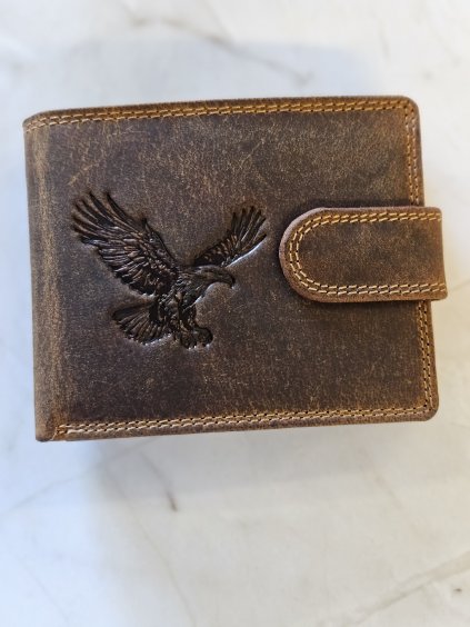 Peněženka pánská kožená s motivem orel