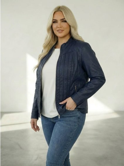 Luxusní bunda v imitaci kůže