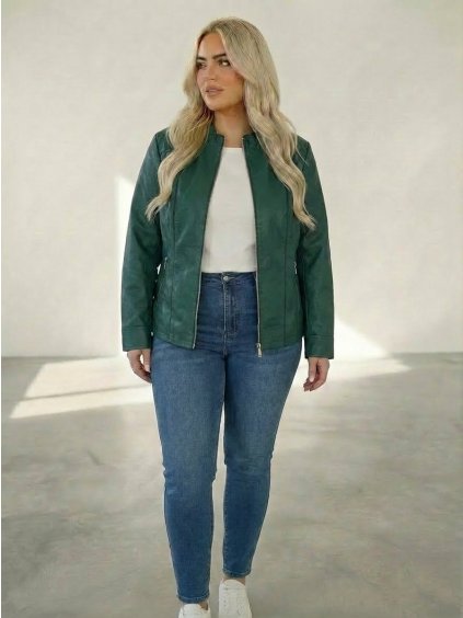 Luxusní bunda v imitaci kůže model 2