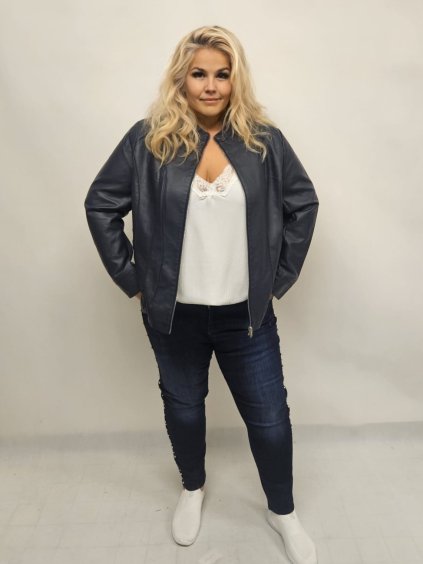 Luxusní bunda v imitaci kůže model 2