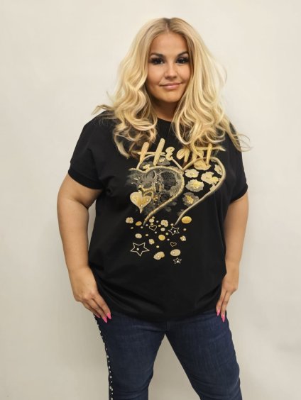 Luxusní triko s potiskem Heart